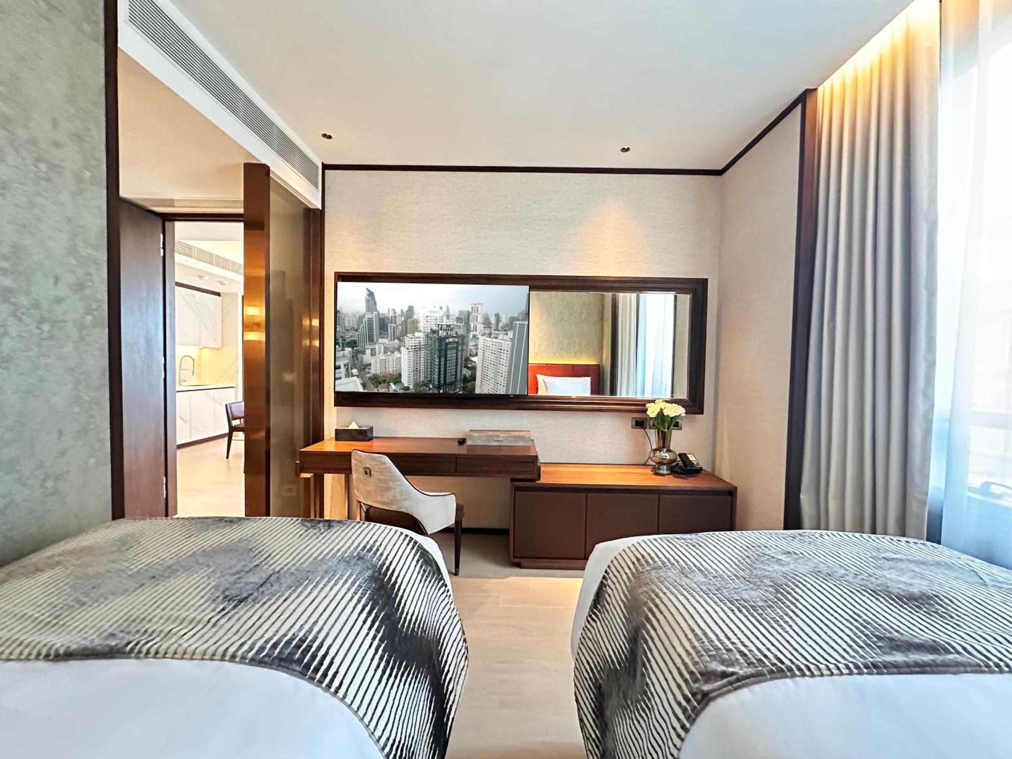 Silq Hotel & Residence, Managed By The Ascott Limited Banguecoque Quarto foto A bedroom