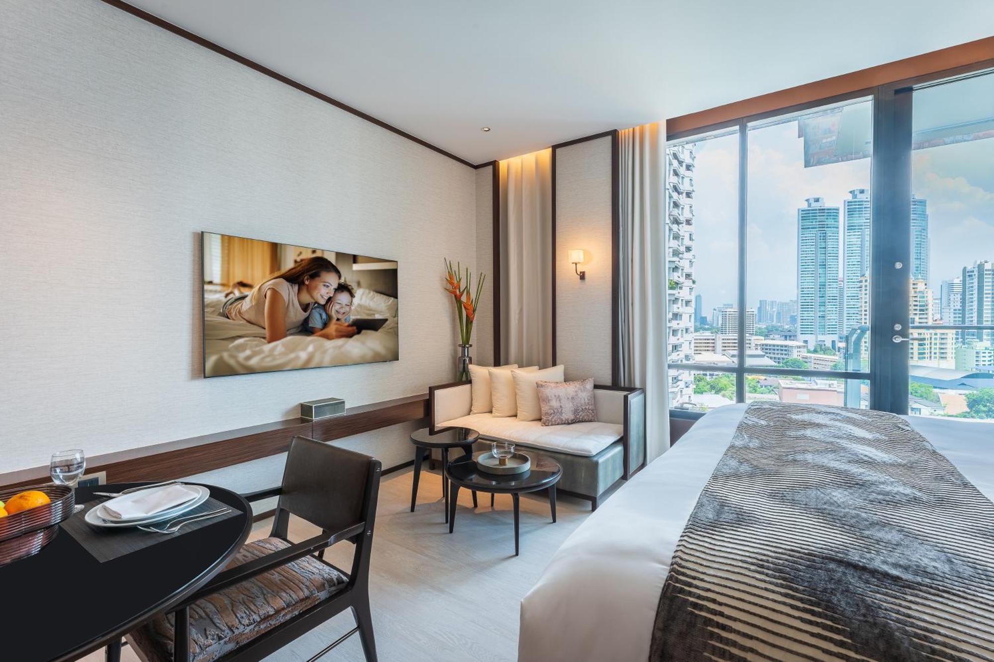 Silq Hotel & Residence, Managed By The Ascott Limited Banguecoque Quarto foto Deluxe Room